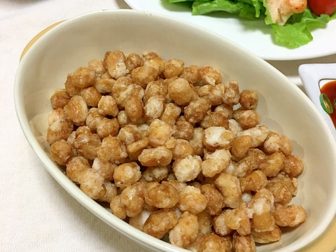 給食メニュー♪水煮で作る柔らかフライビーンズ♡